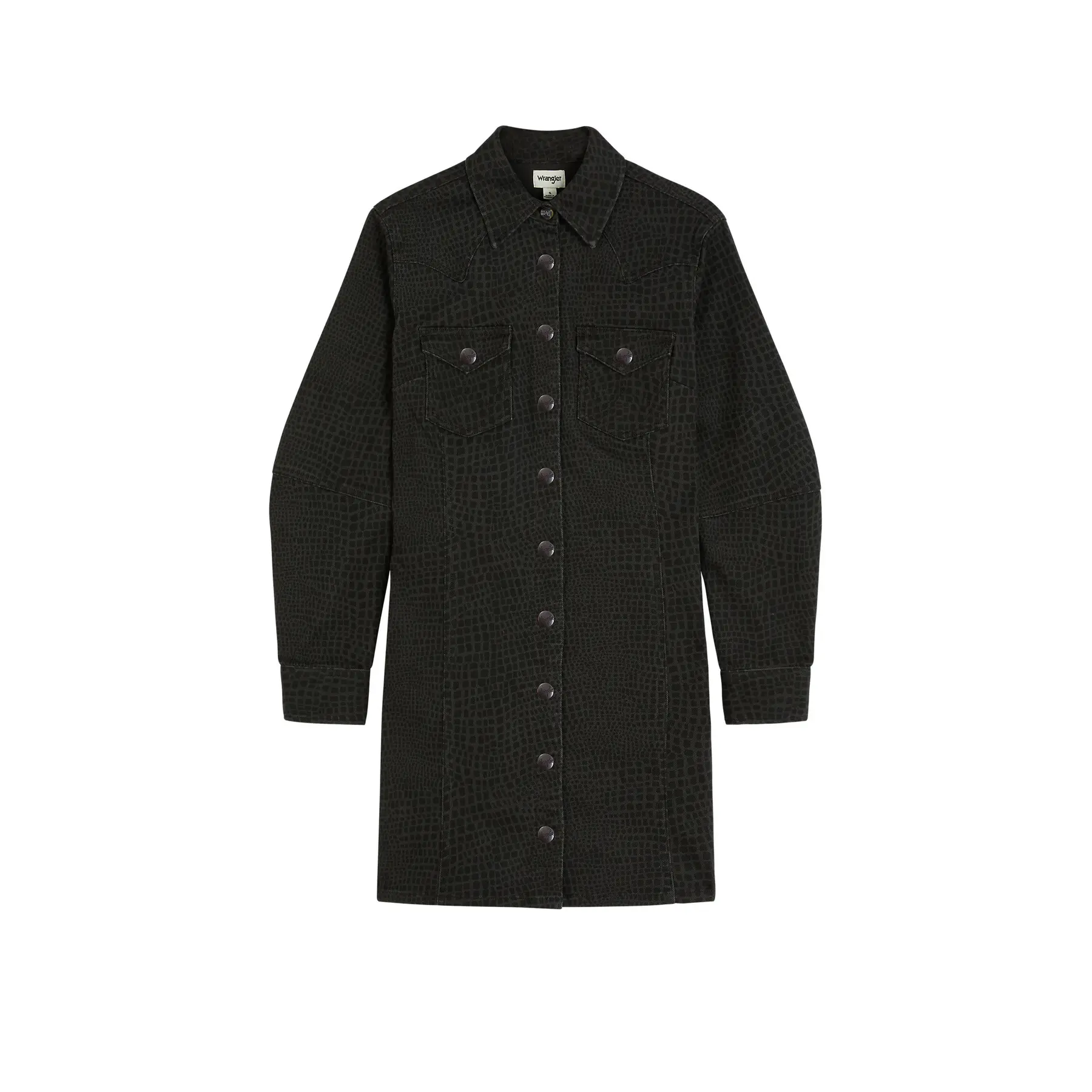 Jeanshemdkleid mit langen Ärmeln für Damen Wrangler Barrel