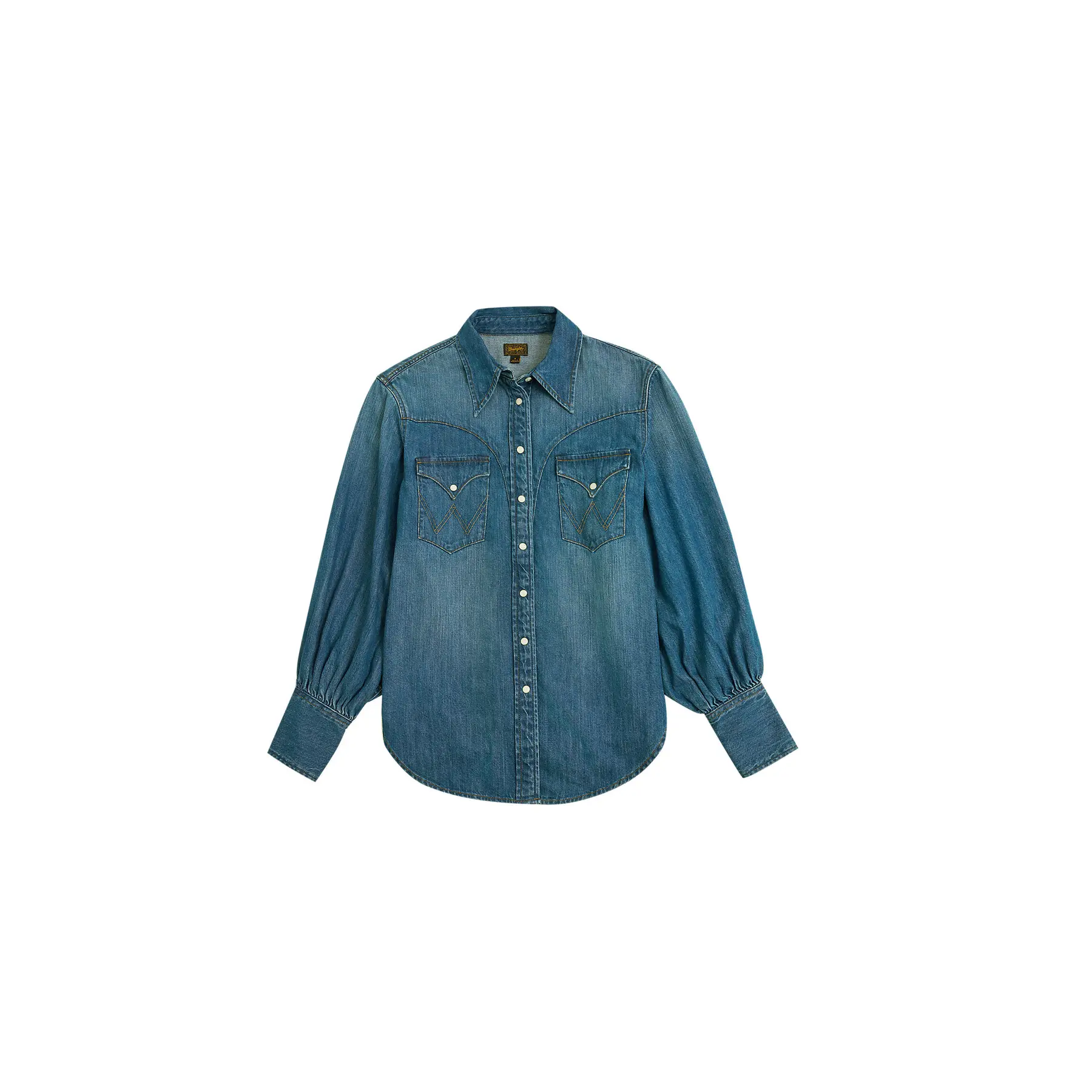 Wrangler Women's Bleu Long-Sleeve Denim Shirt
