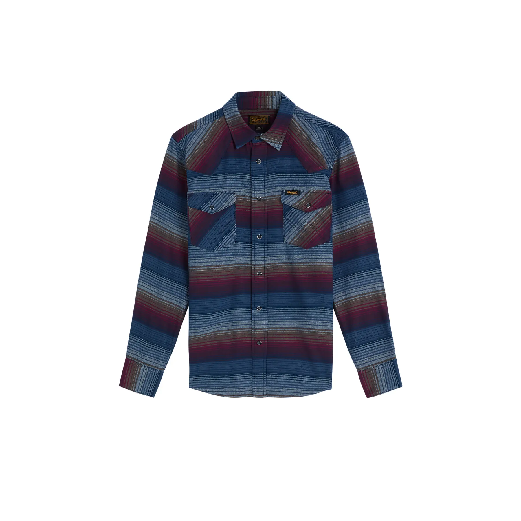 Wrangler Men's Bleu Long Sleeve Shirt Western