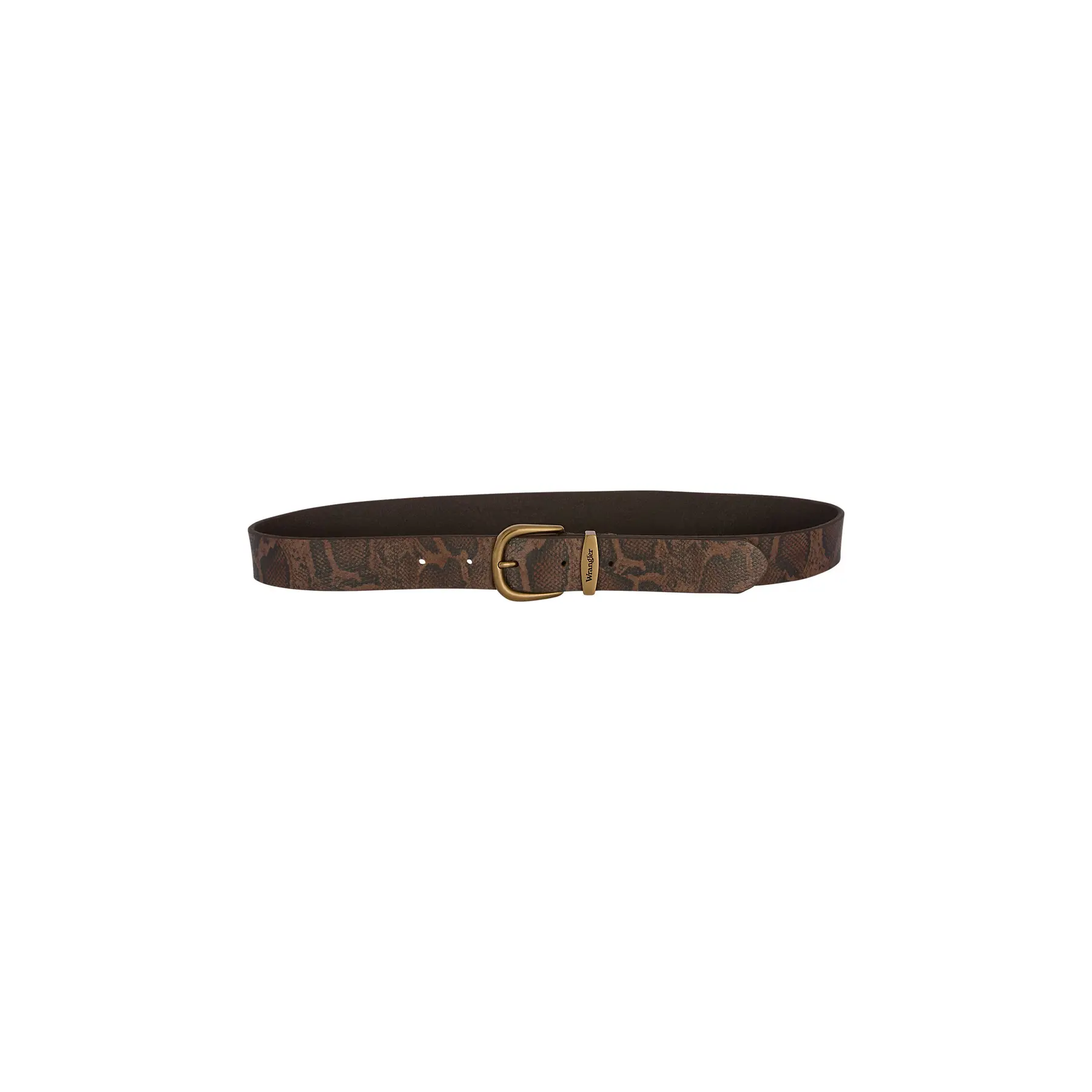 Wrangler Men's Marron Belt Snake