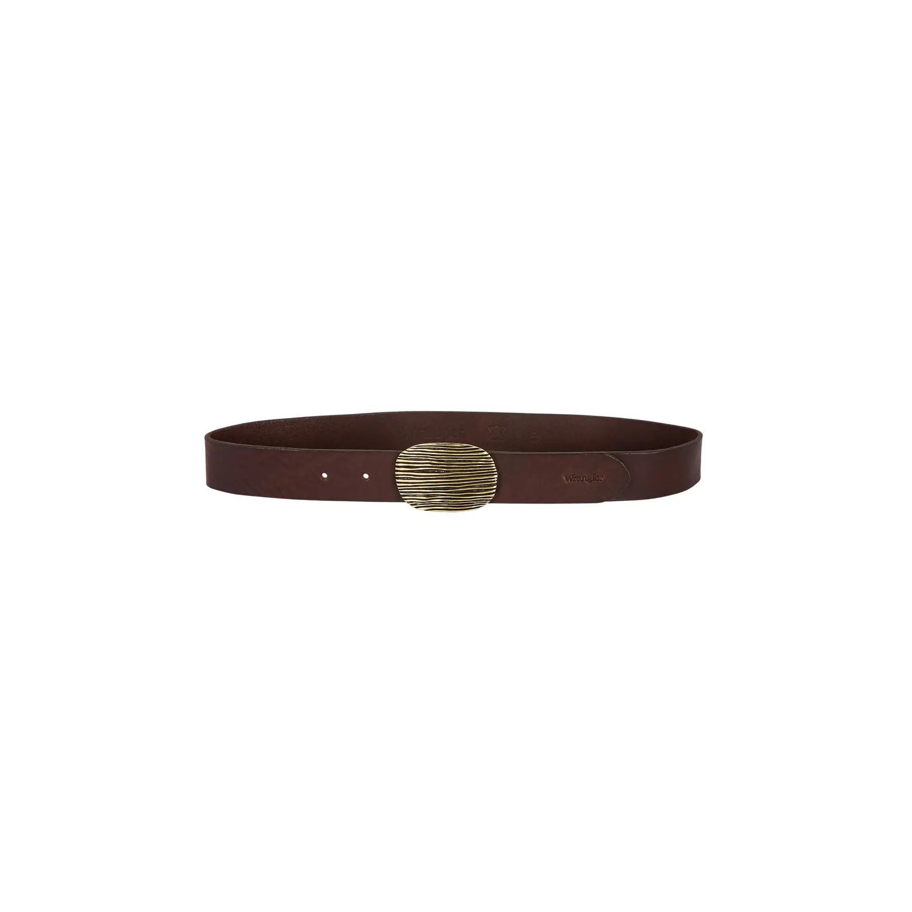 Wrangler Women's Marron Oval Buckle Belt