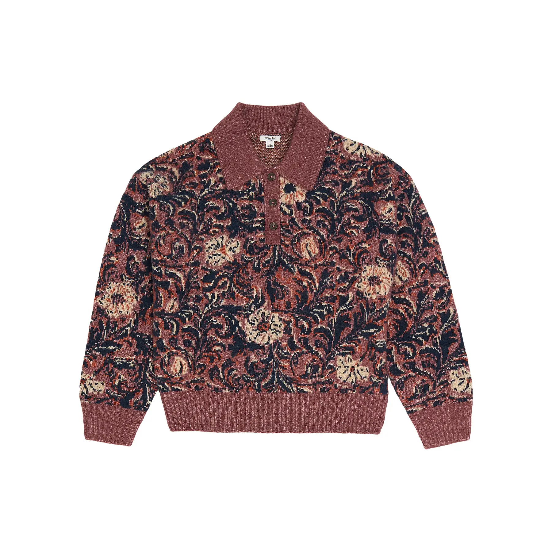 Polo donna a maniche lunghe  Ranch Floral