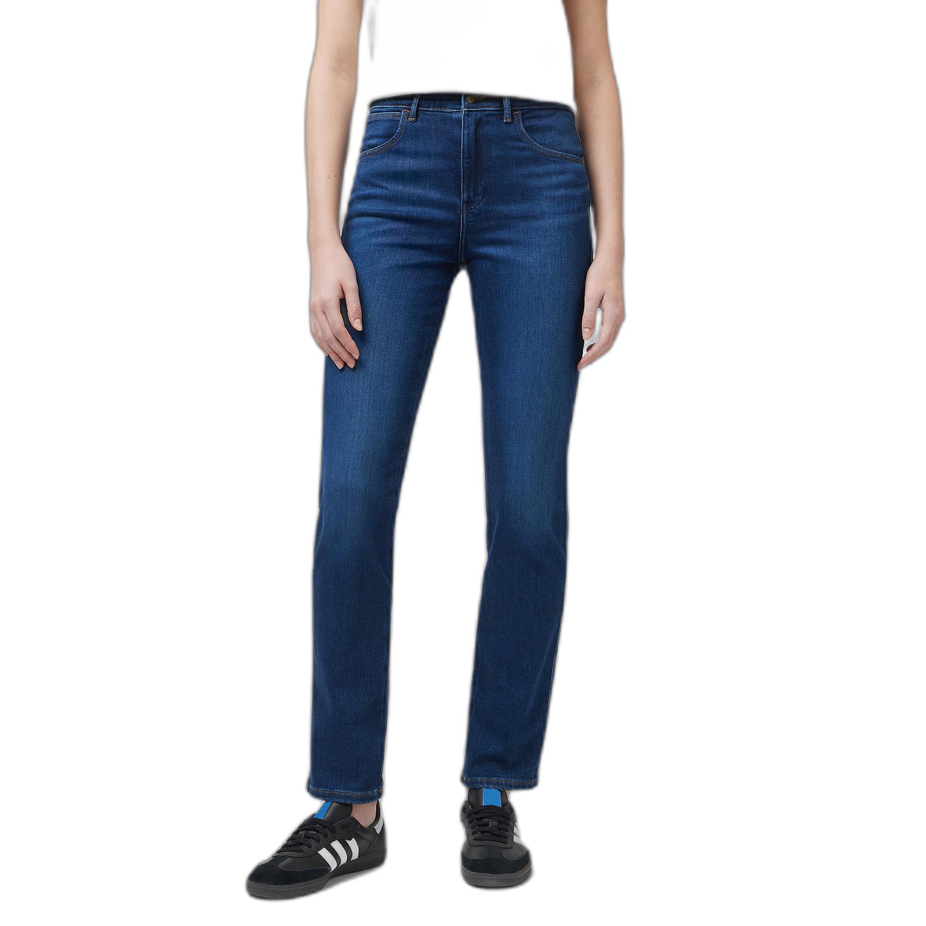 5401018605594 - - Schmal geschnittene Jeans in dunkelblauer Waschung