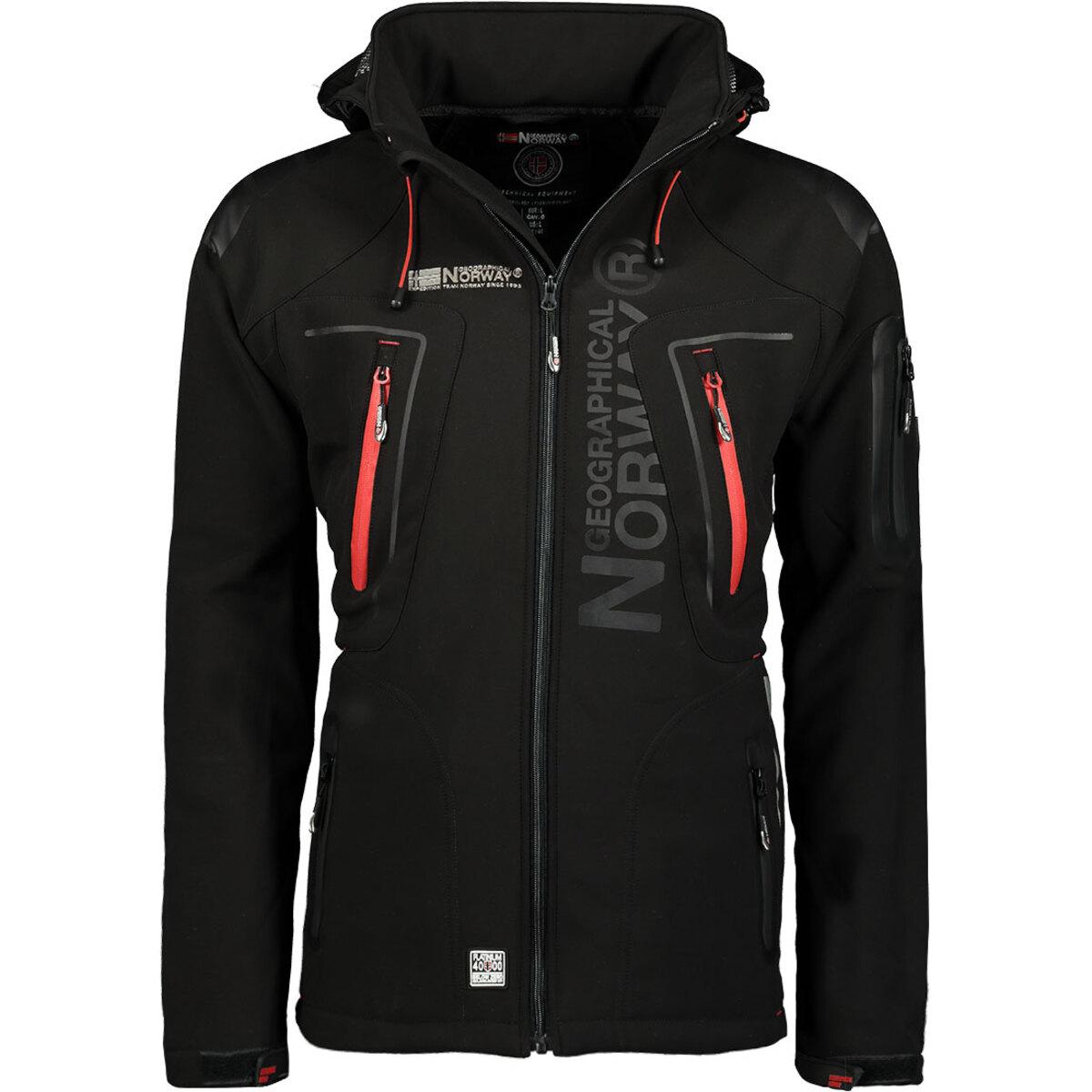 3543115658119 - Wasserdichte Jacke mit abnehmbarem Kapuzen Geographical Norway Techno