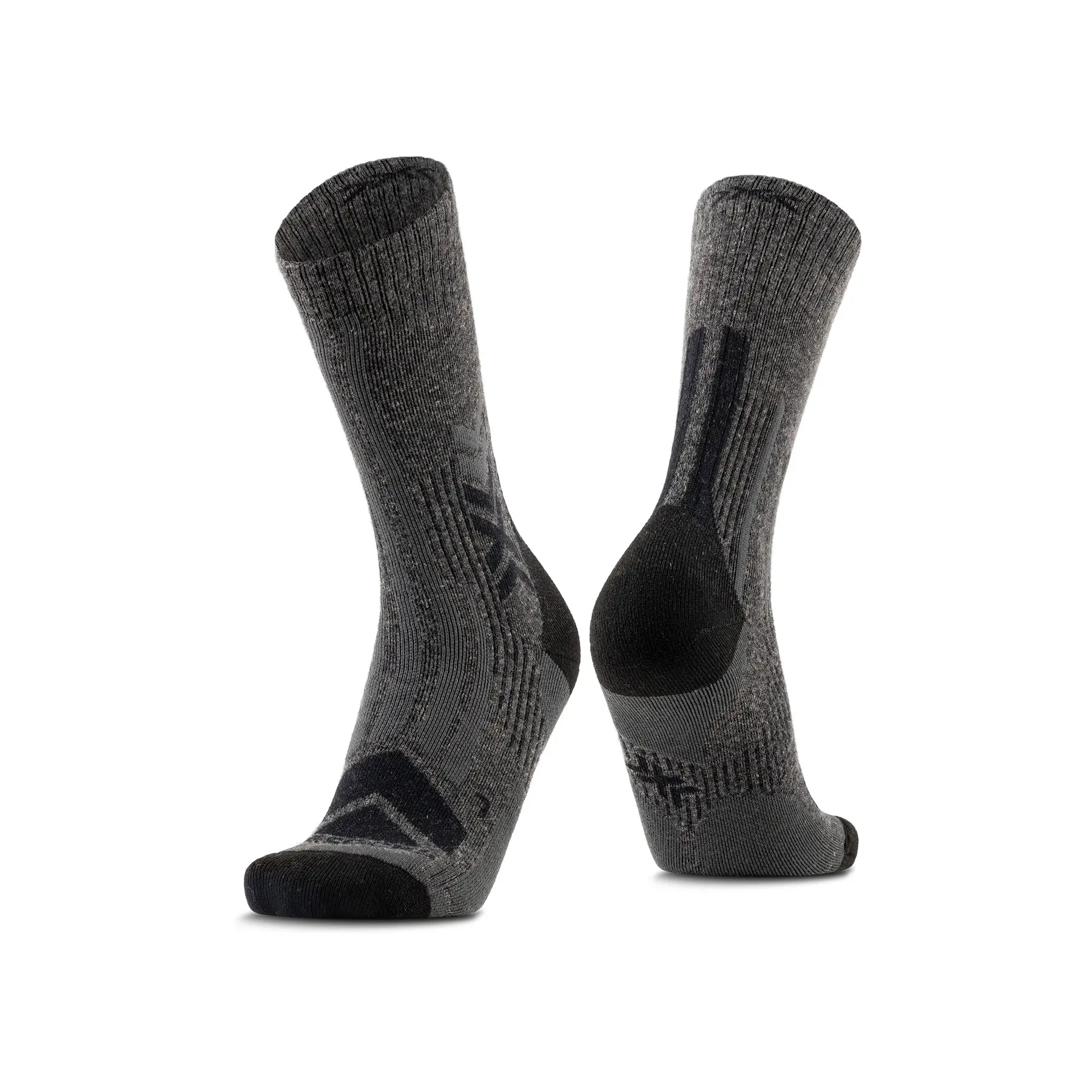 X-Socks Unisex Noir Football Socks Perform Merino Crew