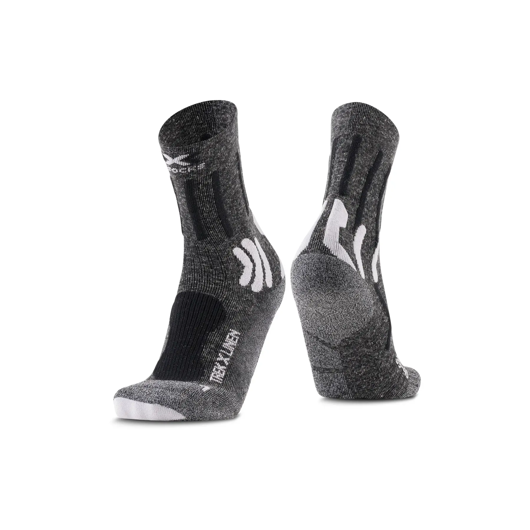 X-Socks Unisex Gris Football Socks Trek X Linen