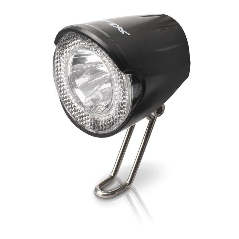 luce per bicicletta a led con supporto per interruttore XLC CL-D02 20 Lux Nirosta