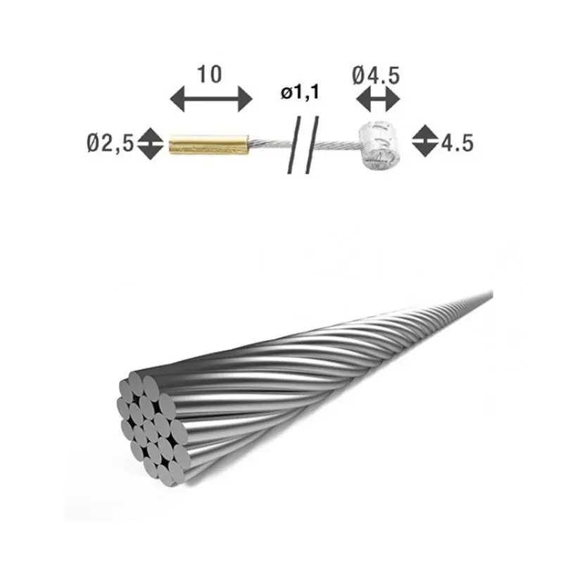 Kabel des Umwerfers XLC Sh-x18 Shim/Compa/Sram