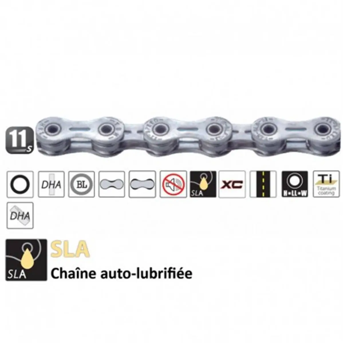 Velo Store - UK Self-lubricating bicycle chain Yaban 11V (907) | Extra 10% off with Subscription, Postage £16.79 to UK Fedex.