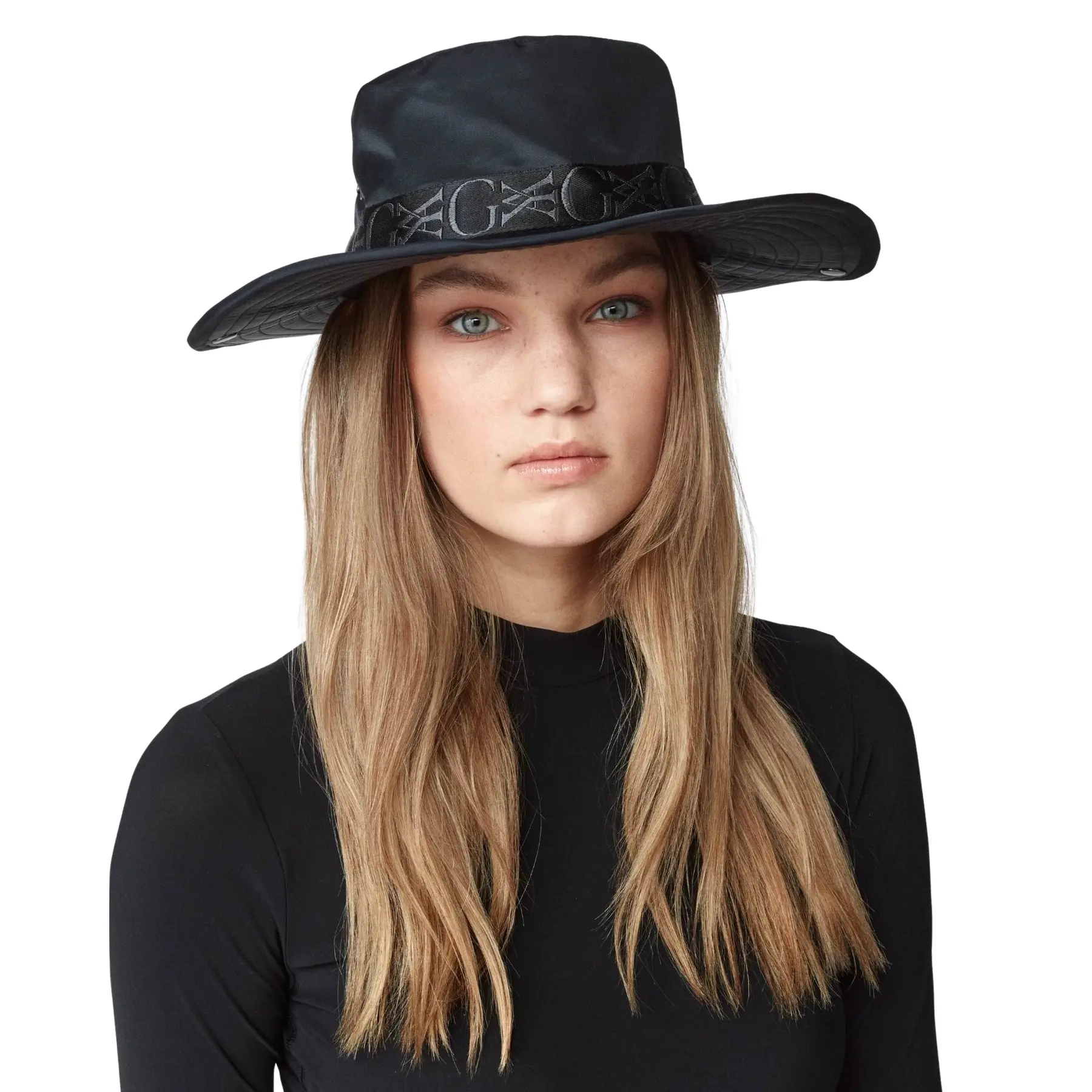 Yagya Noir Woman Hat Monogram