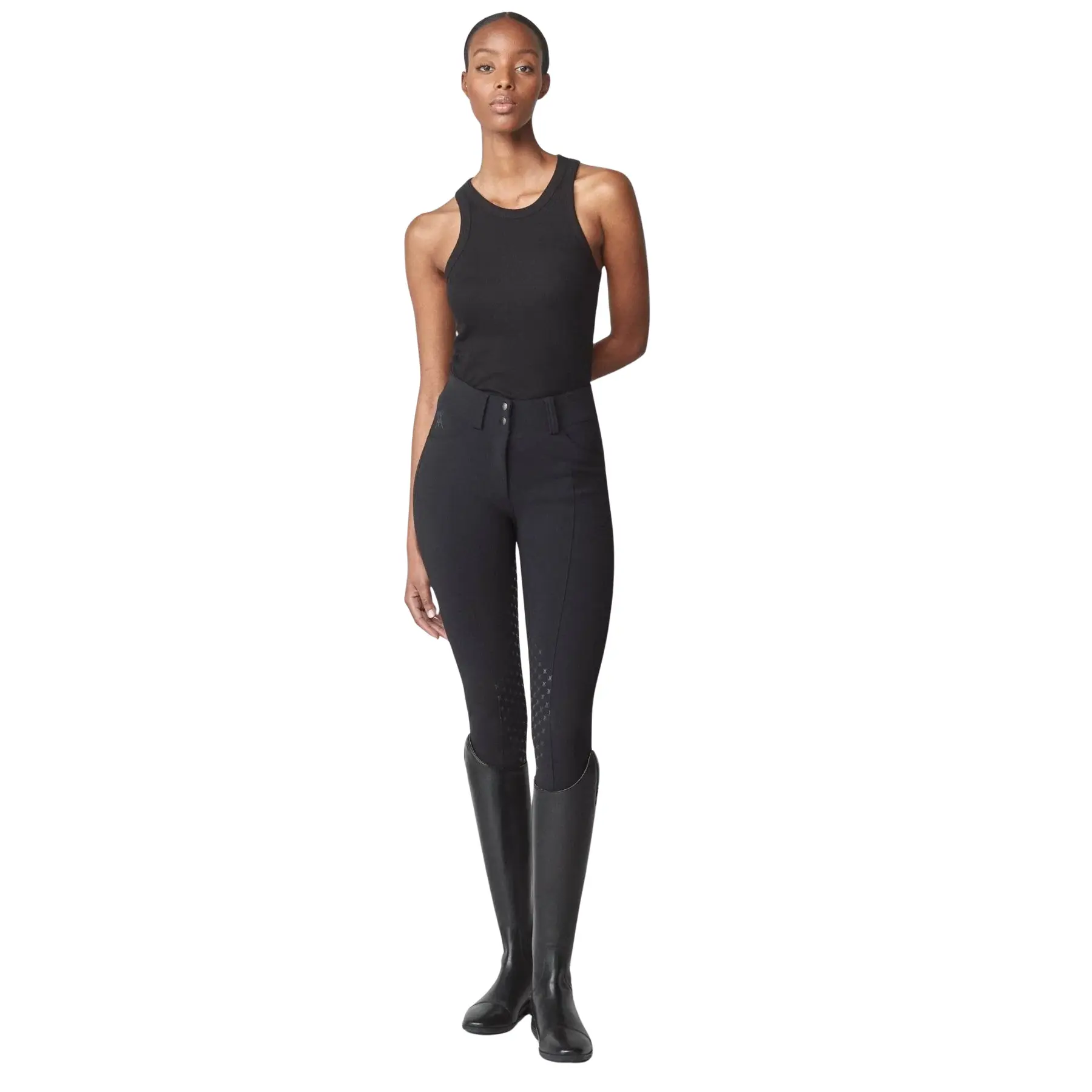 Meilleurs prix pour Pantalon équitation full grip femme Yagya Compression Performance