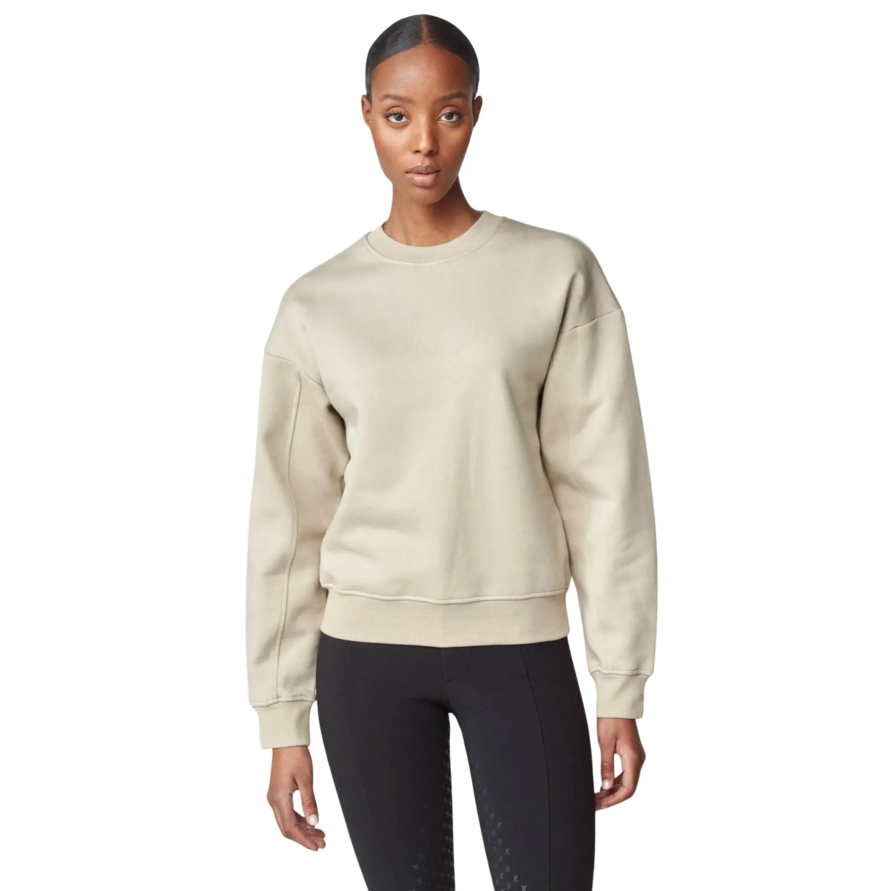 Yagya Beige Sweatshirt Woman