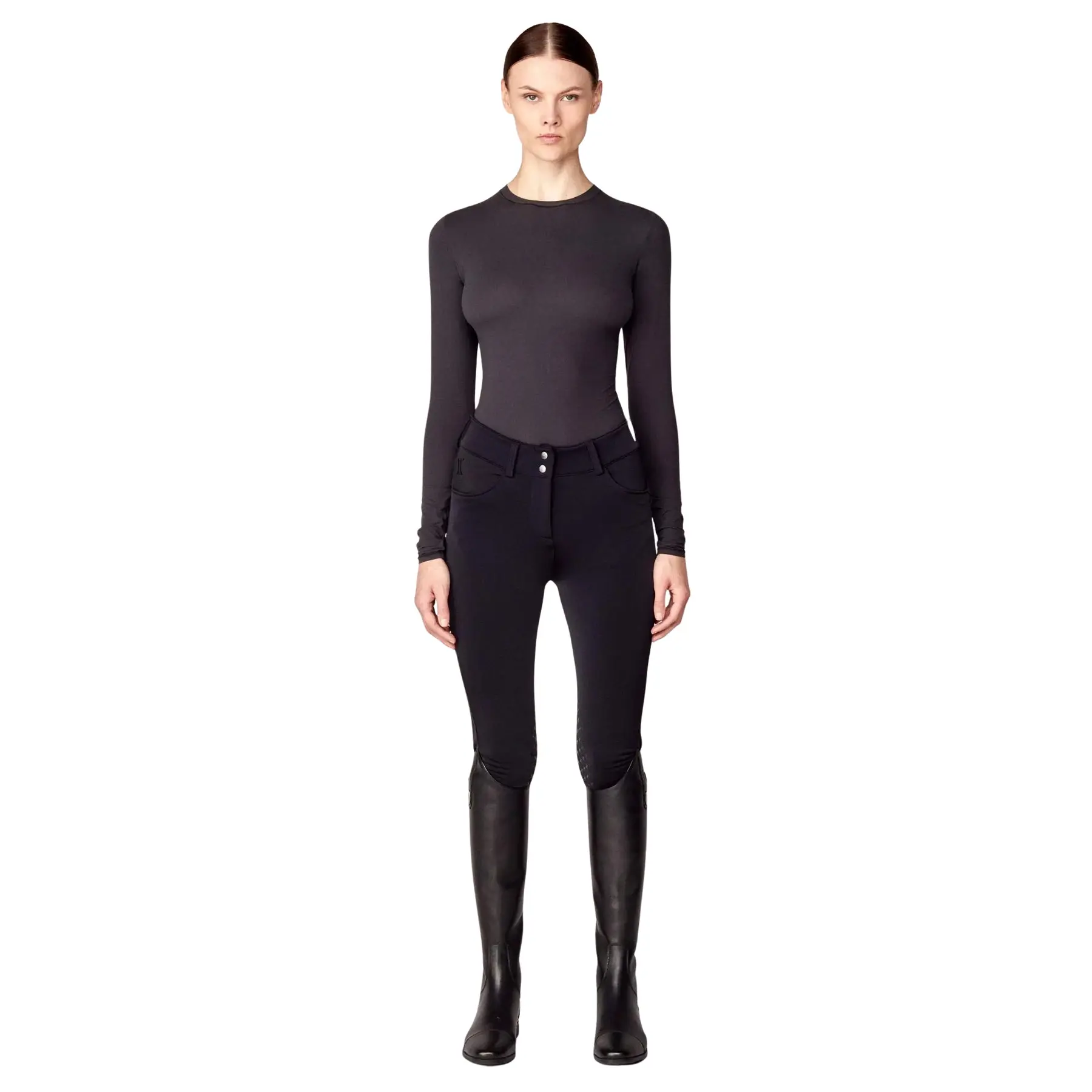 Comparer les prix de Pantalon équitation mid grip femme Yagya