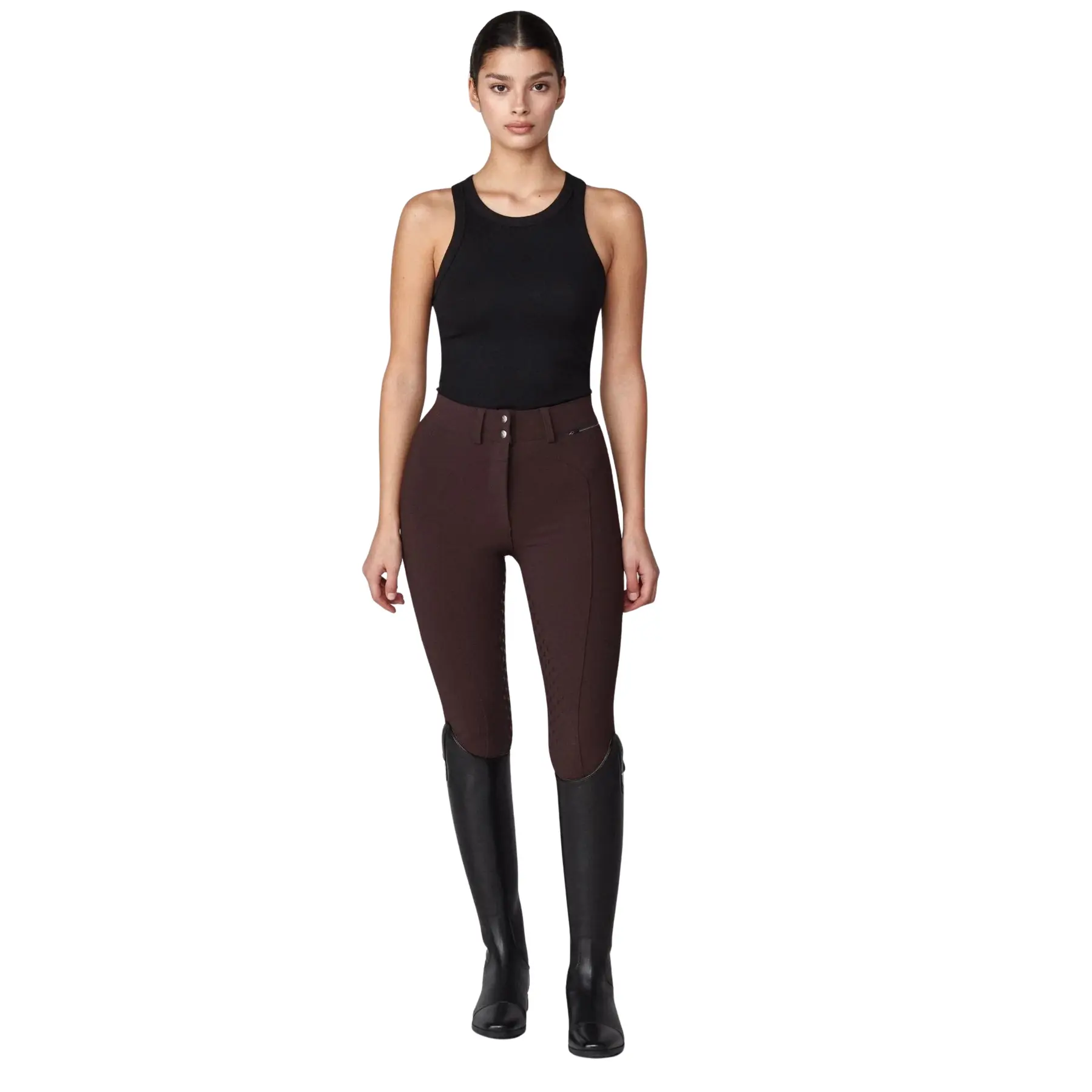 Meilleurs prix pour Pantalon équitation mid grip femme Yagya Compression