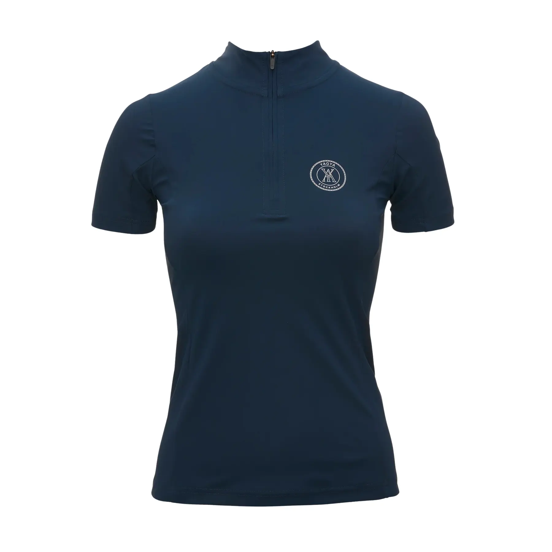 Comparer les prix de Polo d'équitation half zip femme Yagya