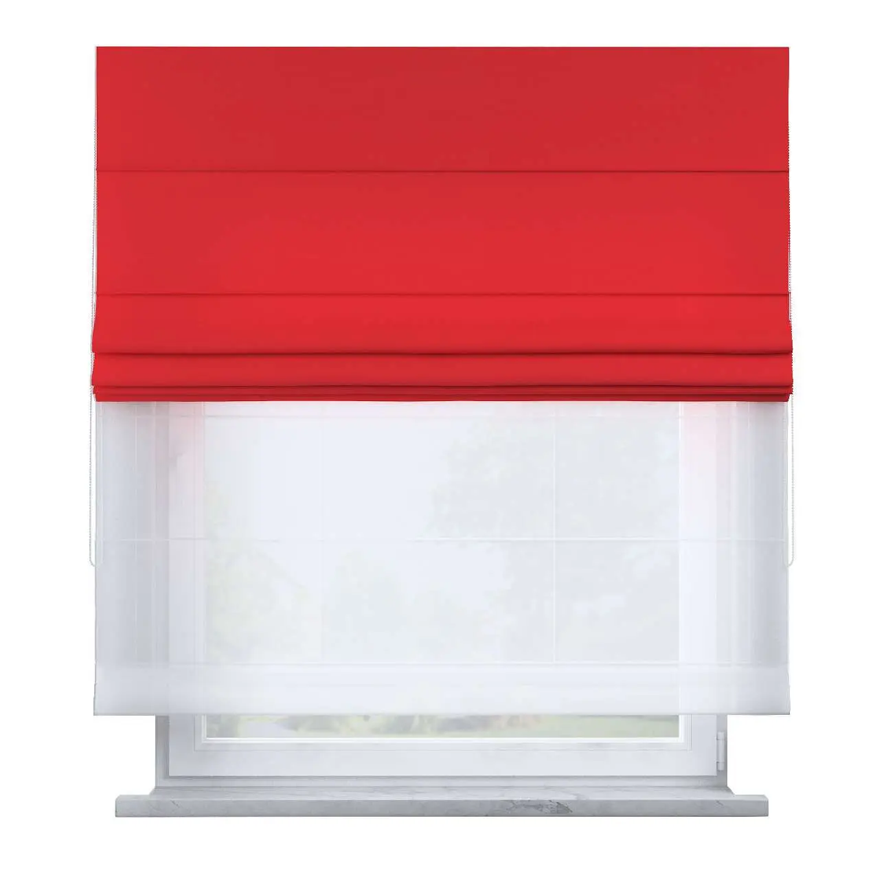 5902582071926 - Römische Jalousie aus Voile und Stoff Duo II