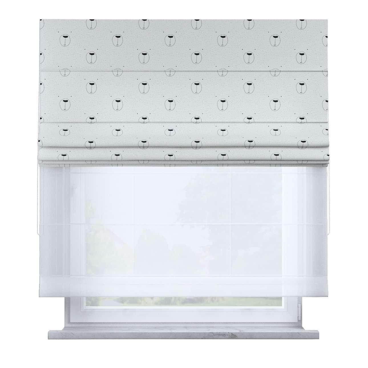 5902582072176 - Römische Jalousie aus Voile und Stoff Duo II