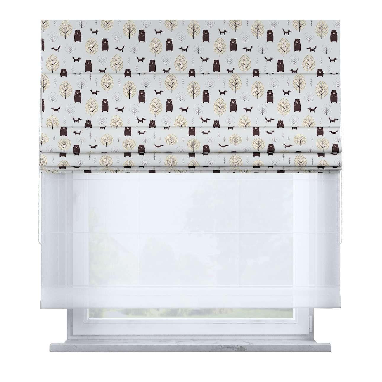 5902582072299 - Römische Jalousie aus Voile und Stoff Duo II