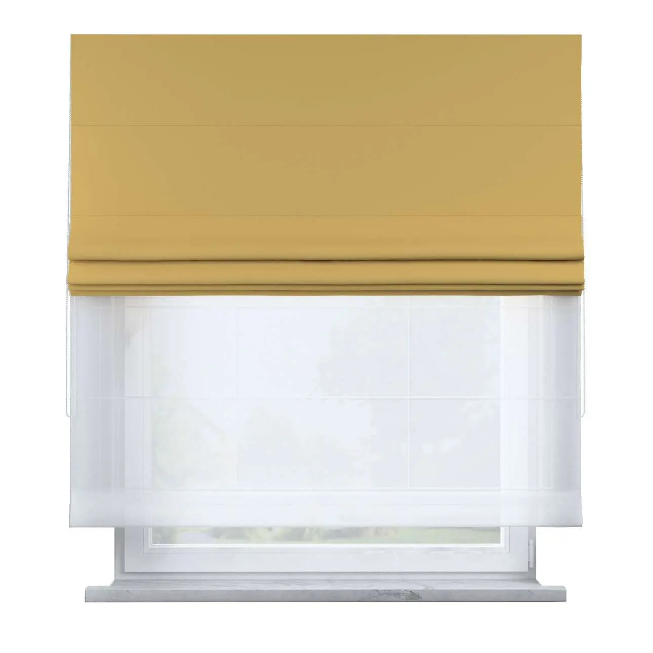 5902582072053 - Römische Jalousie aus Voile und Stoff Duo II