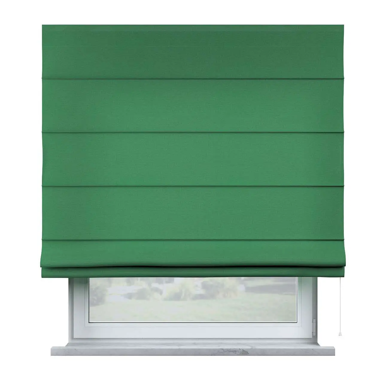 5902117003149 - Dekoria Raffrollo Capri Stoff Loneta grün 80 × 170 cm