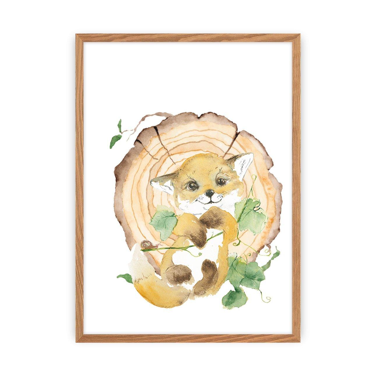 5902117958791 - Gemälde - Fuchs Forest Story