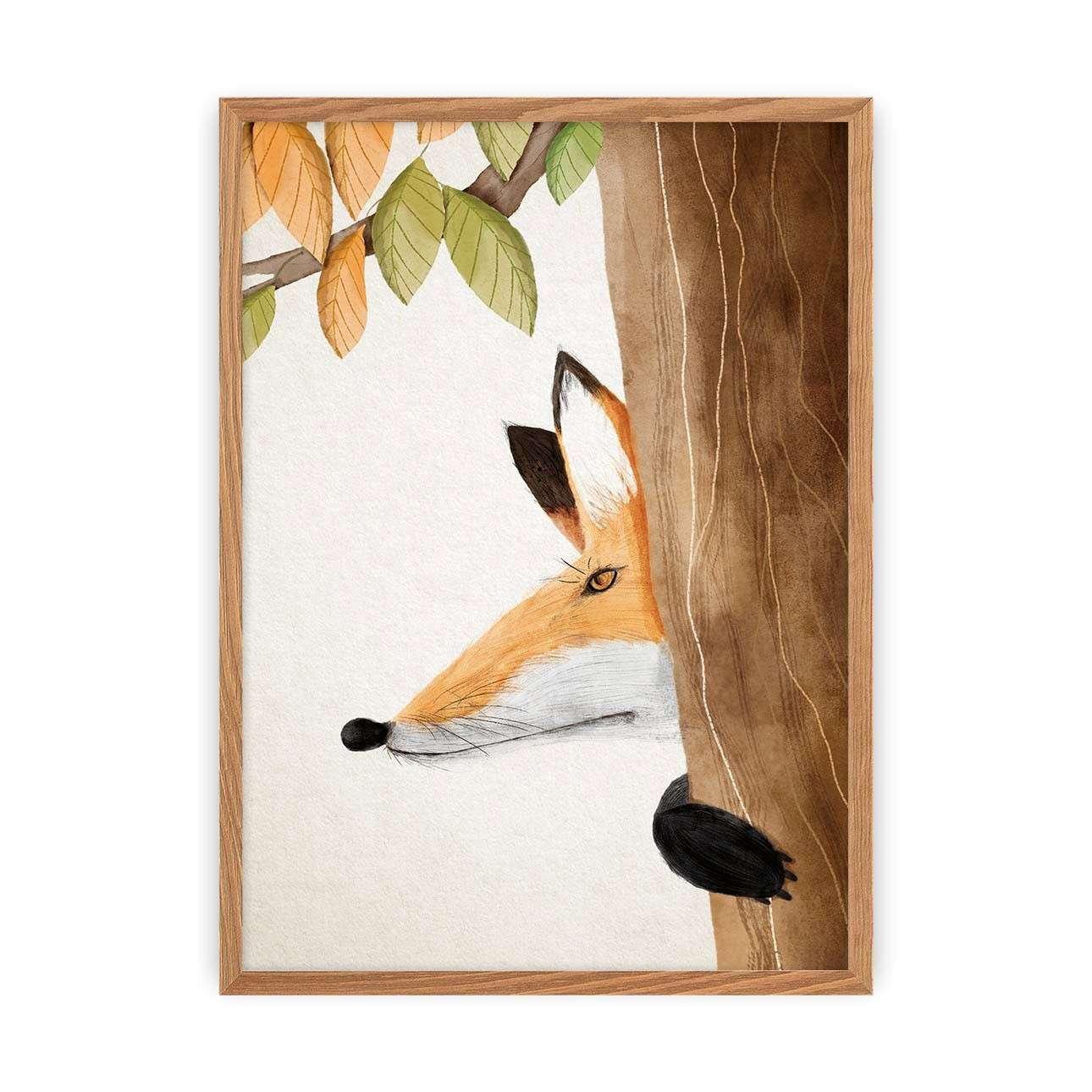 5902582126572 - Fototafel Fuchs Waldgeschichte Yellow Tipi