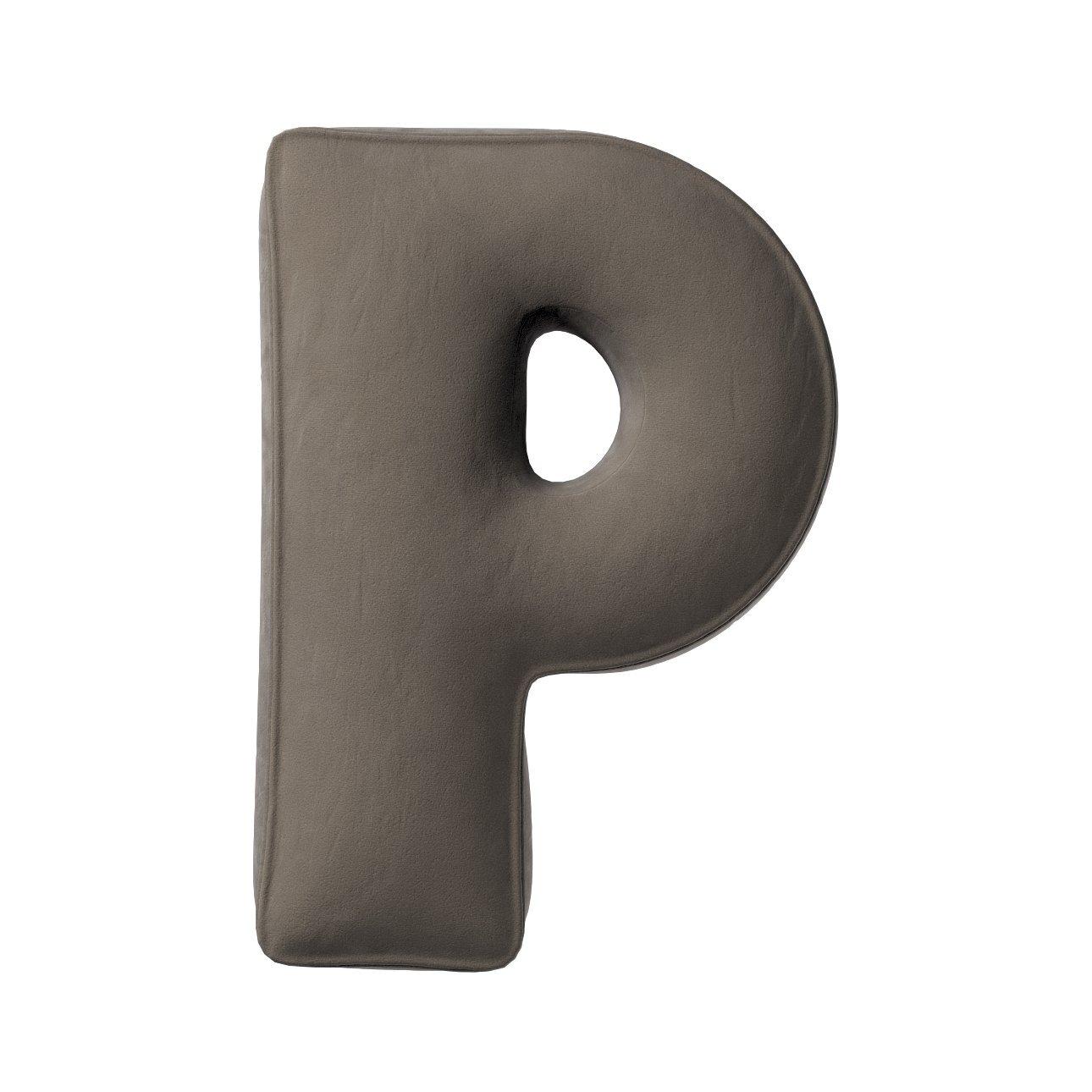5902117602274 - Kissen Buchstabe p Posh Velvet