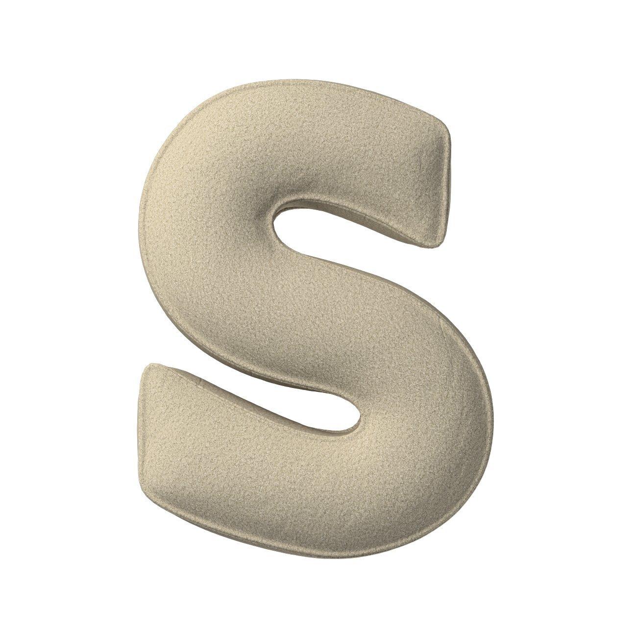 5902582150737 - Kissen Buchstabe s Boucle