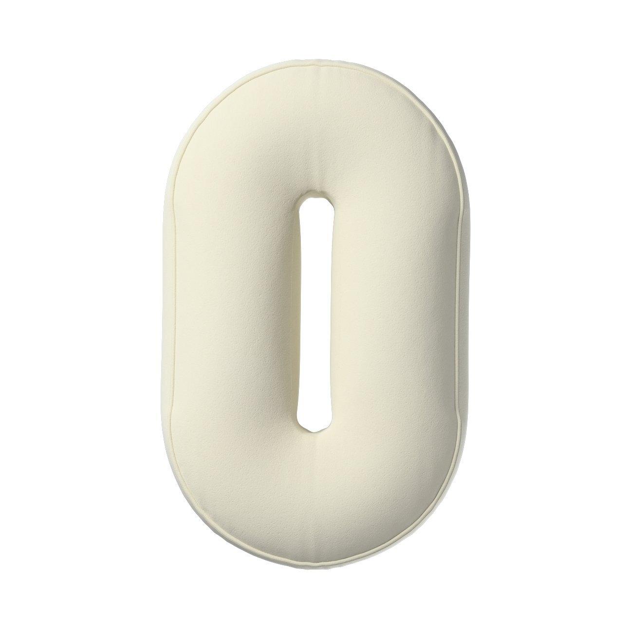 5902582147751 - Kissen Zahl 0 aus Samt Yellow Tipi