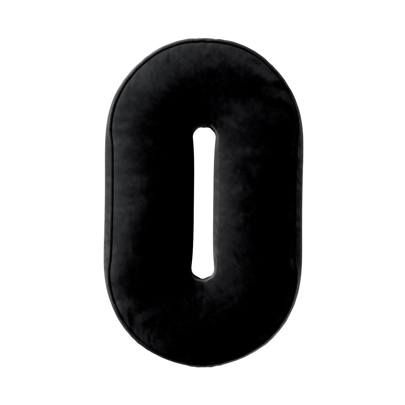 5902582148352 - Kissen Zahl 0 aus Samt Yellow Tipi