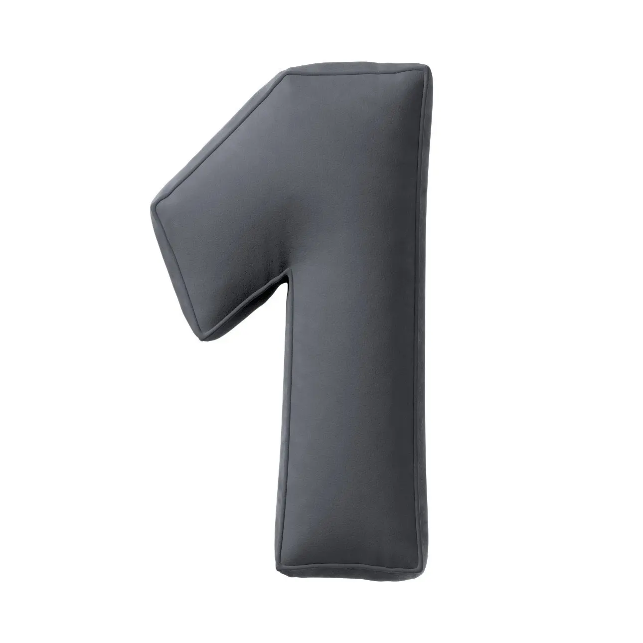 5902582147867 - Kissen Zahl 1 aus Samt Yellow Tipi