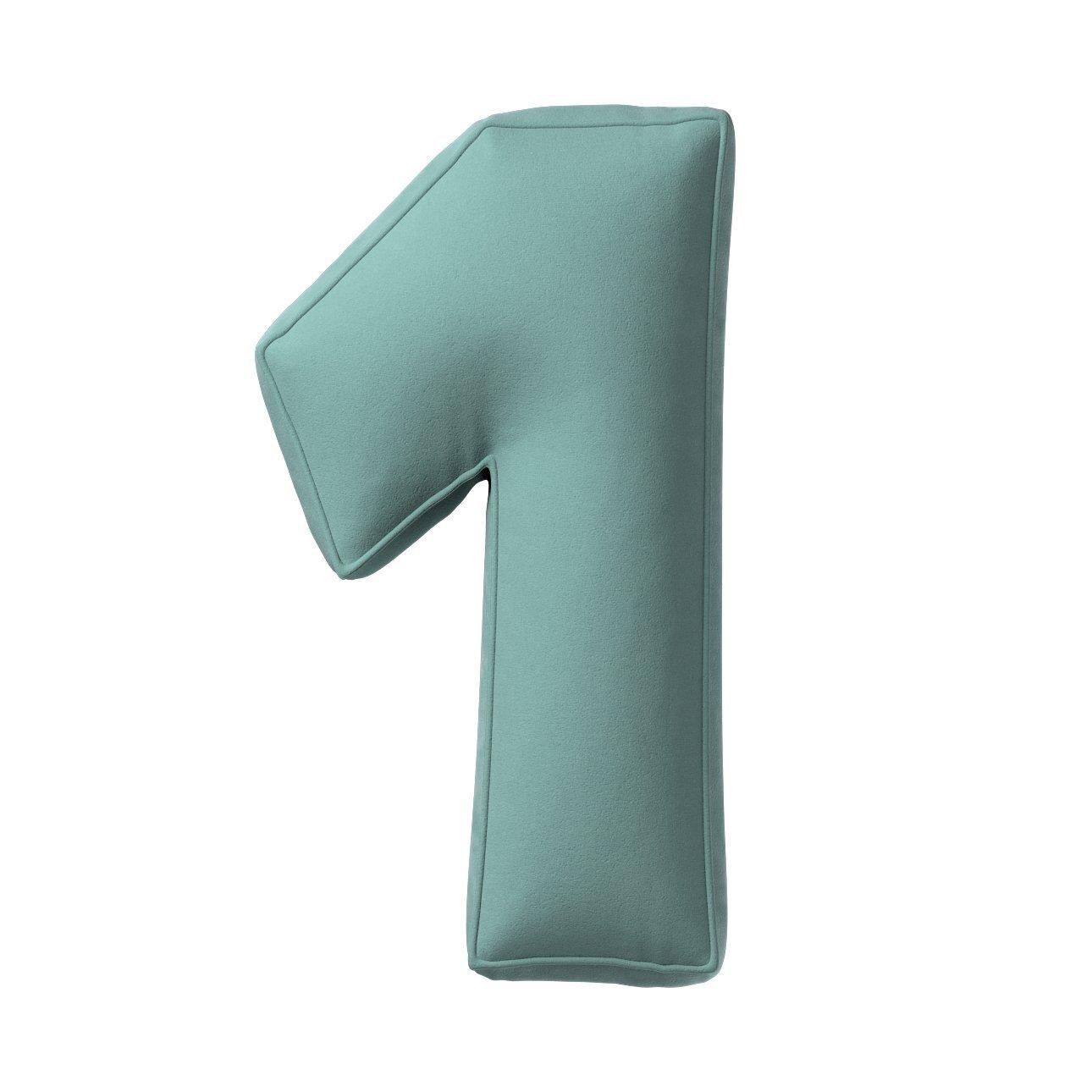 5902582148468 - Kissen Zahl 1 aus Samt Yellow Tipi