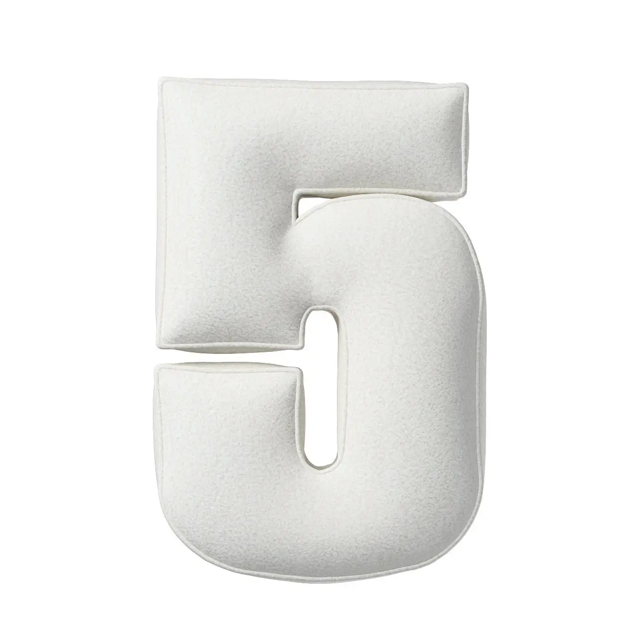 5902582149434 - Kissen Zahl 5 Schleife Yellow Tipi