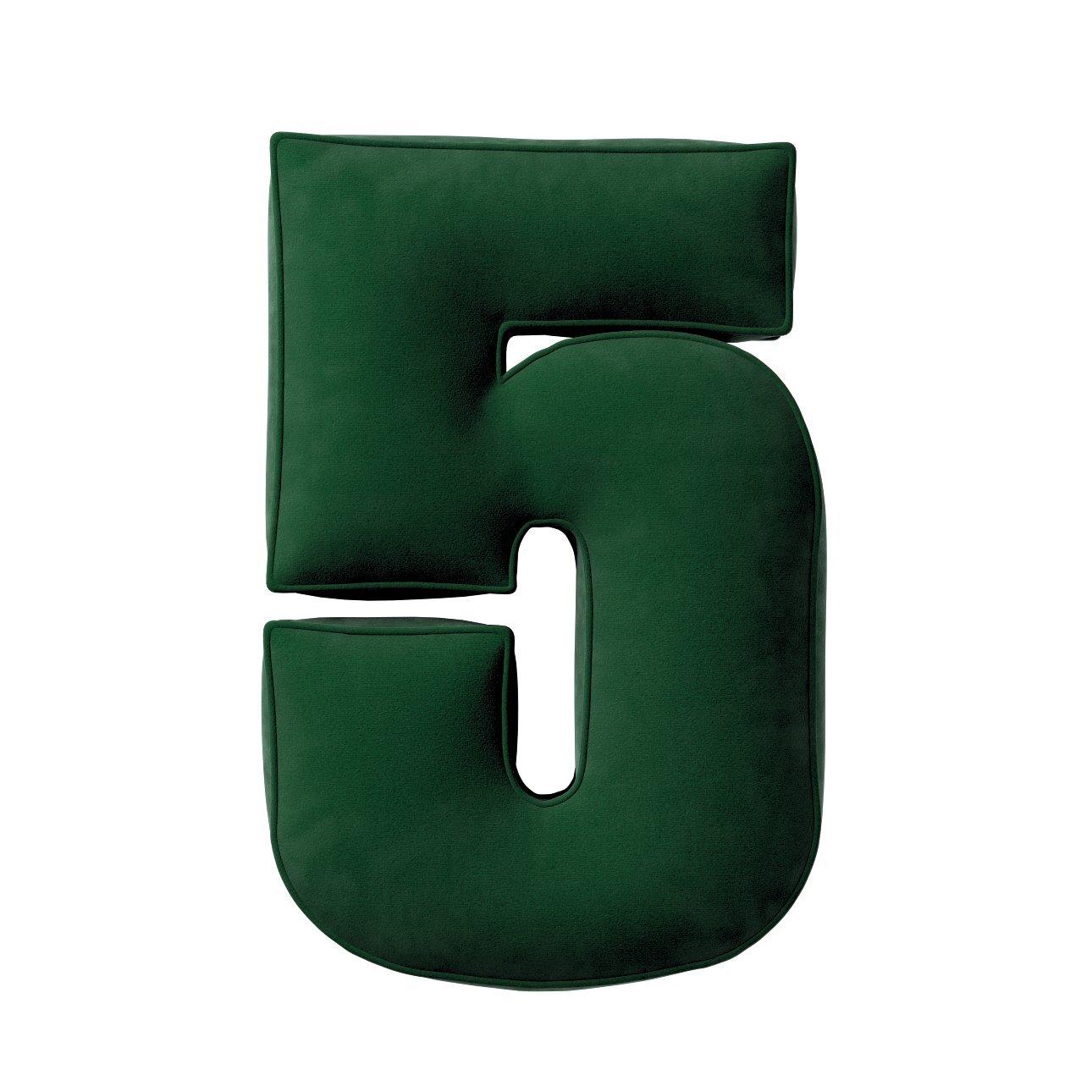 5902582148000 - Kissen Zahl 5 aus Samt Yellow Tipi