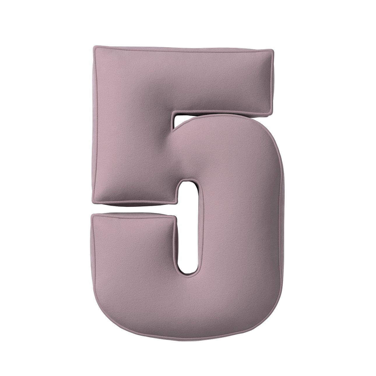 5902582148109 - Kissen Zahl 5 aus Samt Yellow Tipi