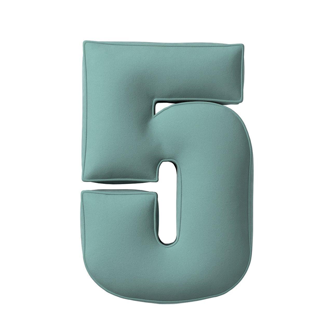 5902582148505 - Kissen Zahl 5 aus Samt Yellow Tipi