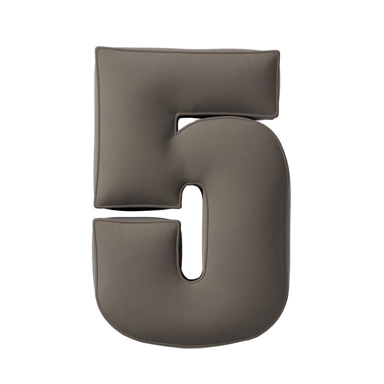 5902582148604 - Kissen Zahl 5 aus Samt Yellow Tipi