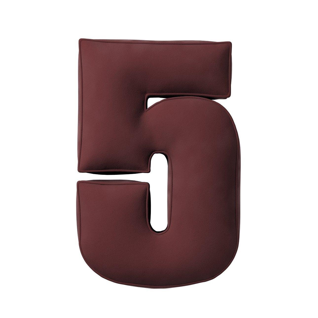 5902582148901 - Kissen Zahl 5 aus Samt Yellow Tipi