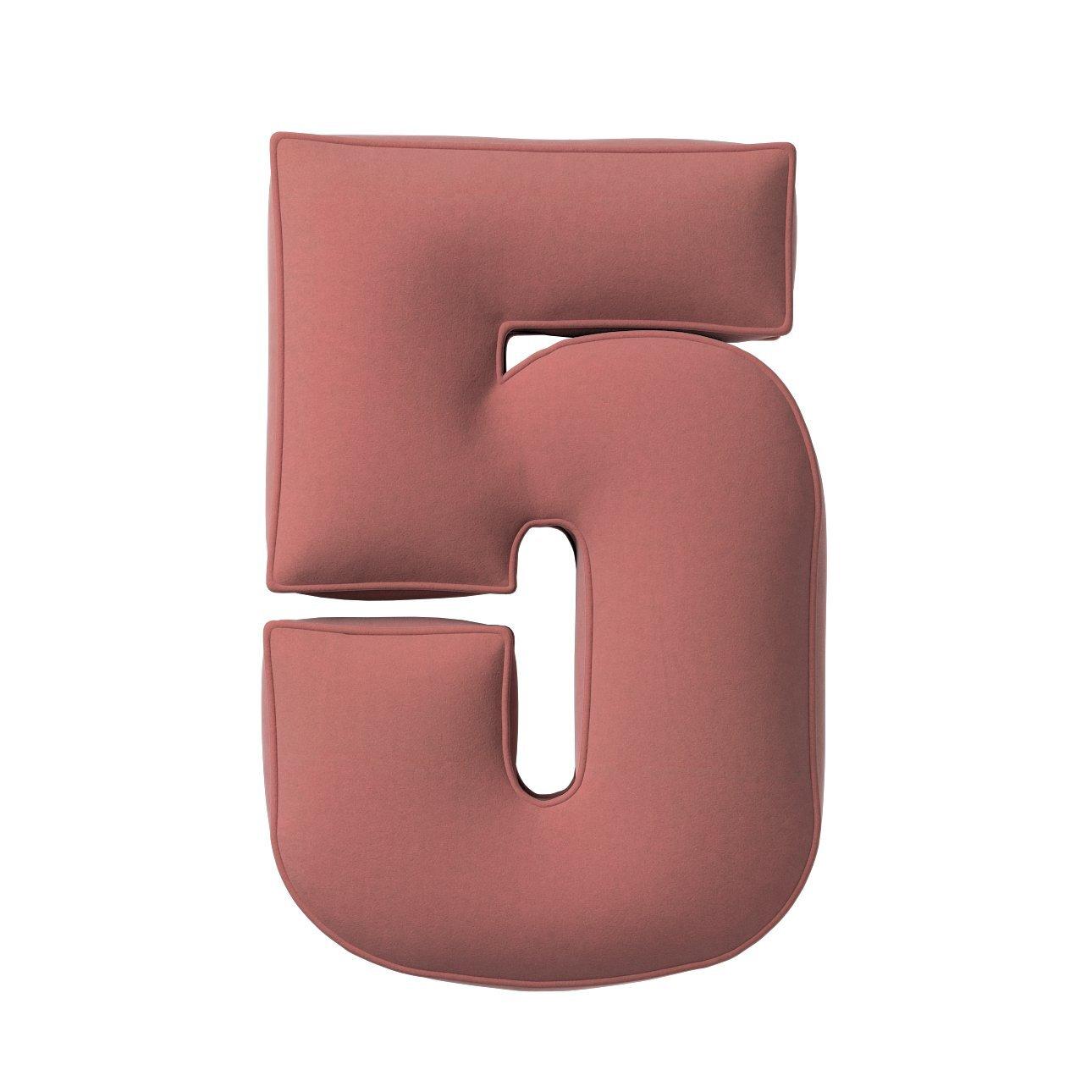 5902582149205 - Kissen Zahl 5 aus Samt Yellow Tipi