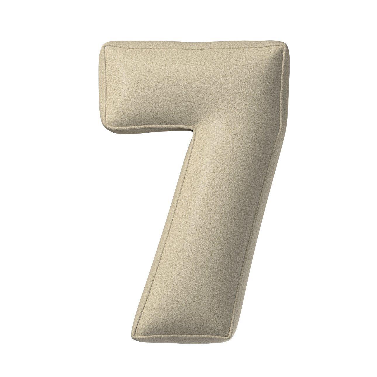 5902582149557 - Kissen Zahl 7 Schleife Yellow Tipi