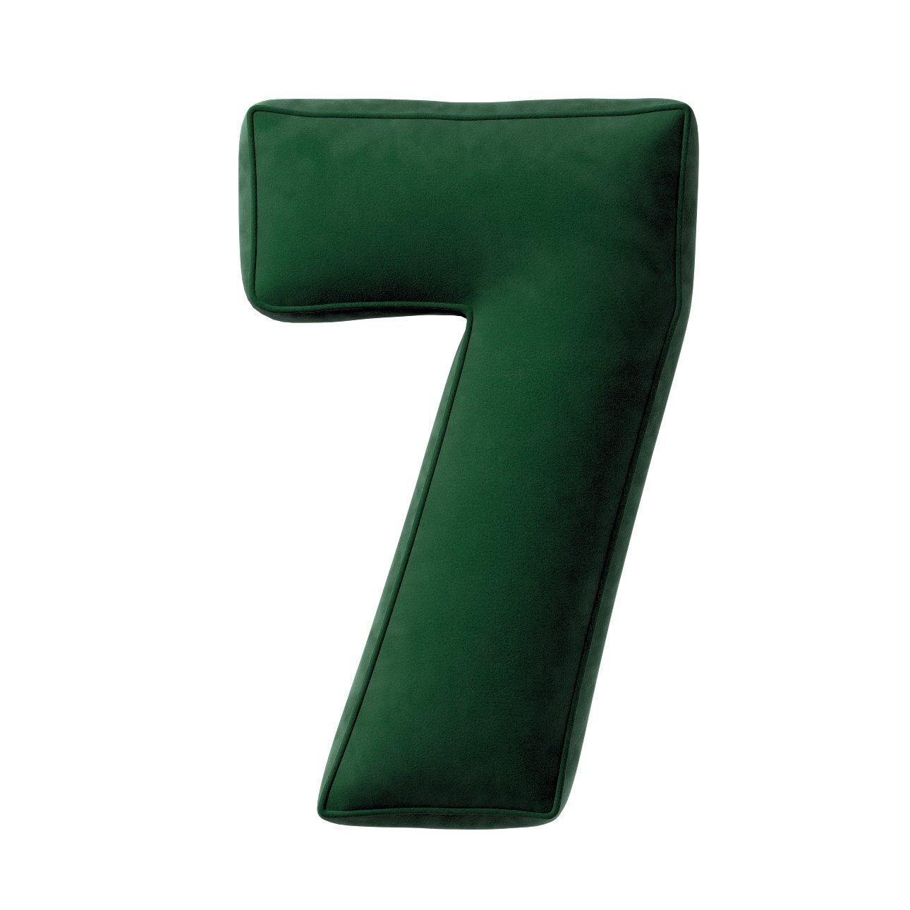 5902582148024 - Kissen Zahl 7 aus Samt Yellow Tipi