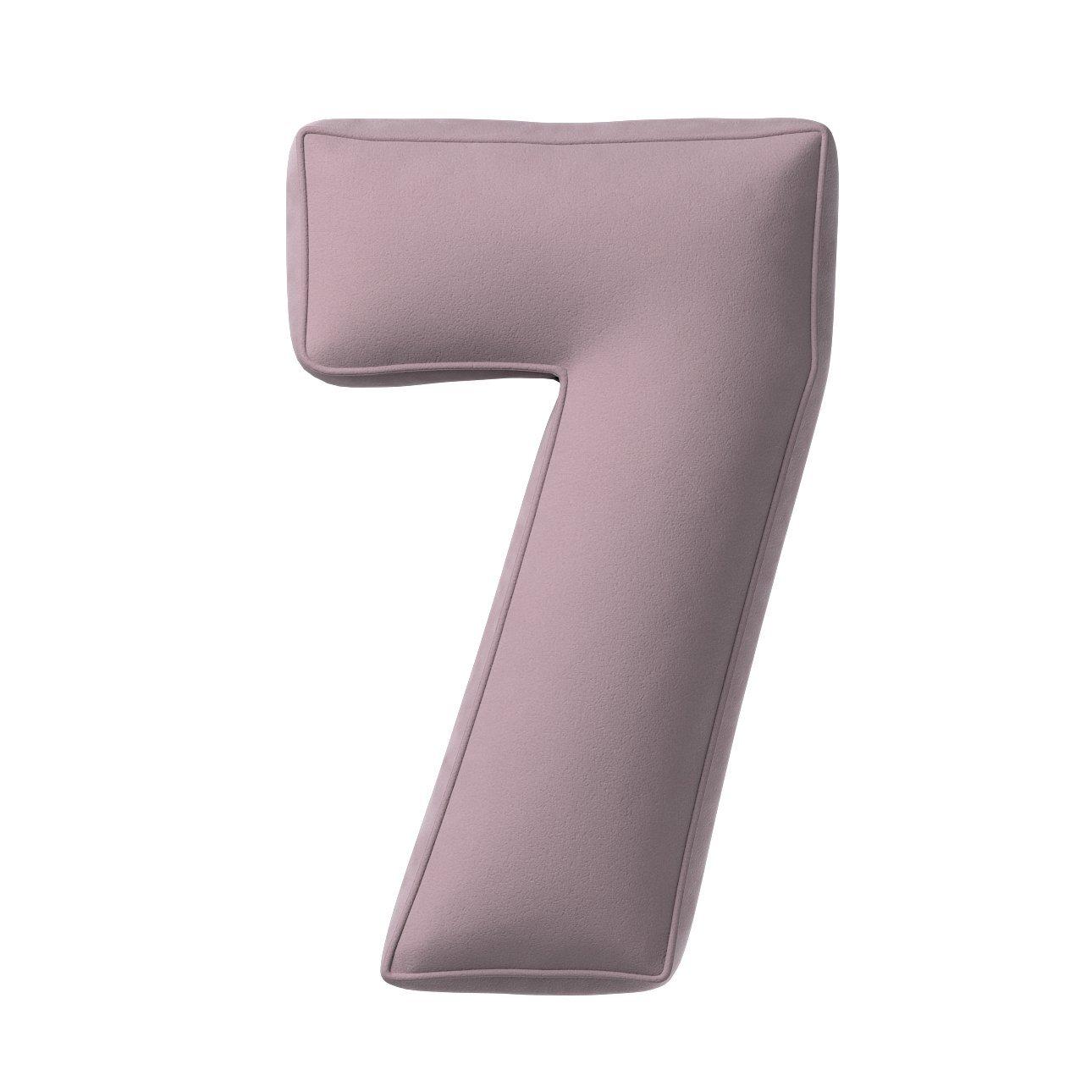 5902582148123 - Kissen Zahl 7 aus Samt Yellow Tipi