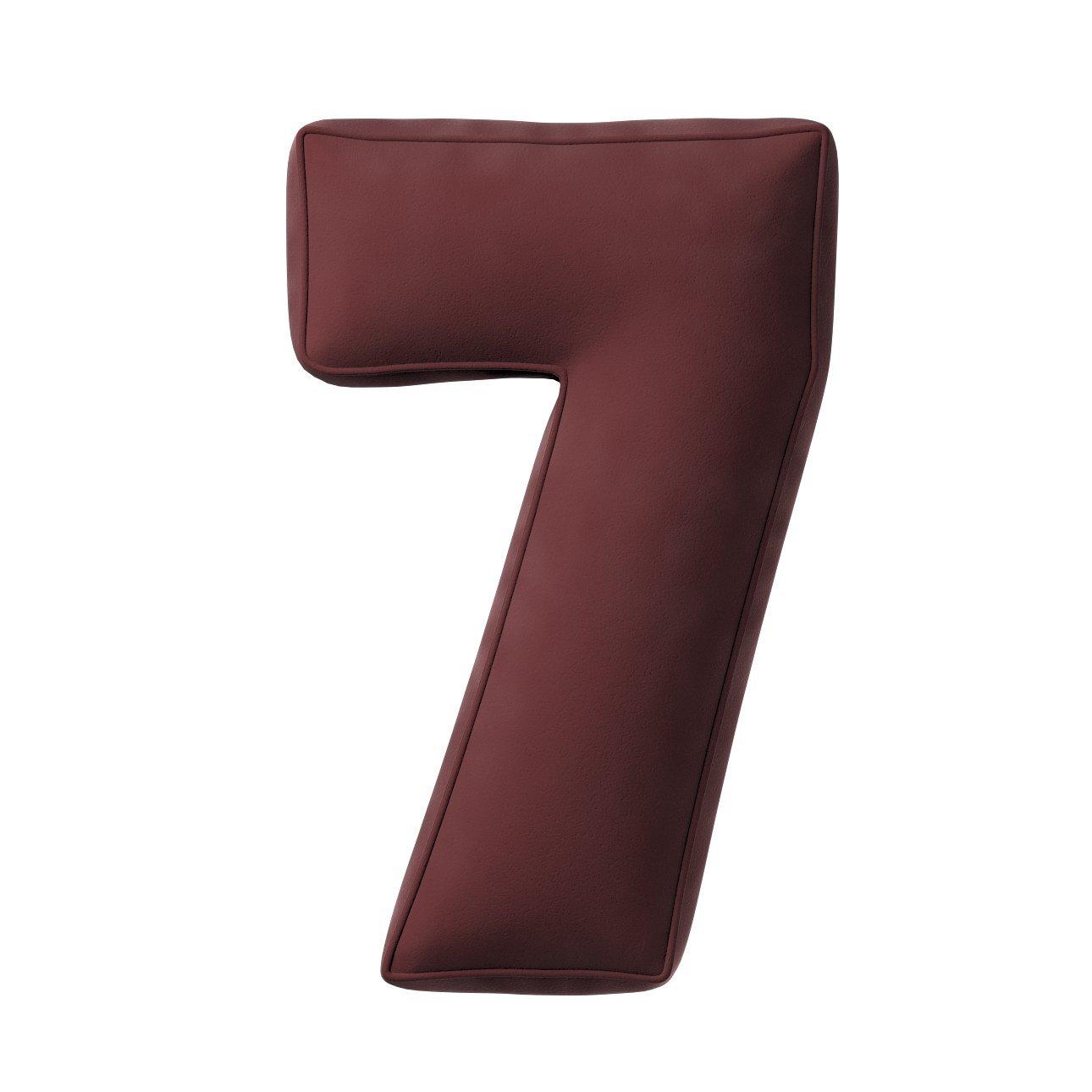 5902582148925 - Kissen Zahl 7 aus Samt Yellow Tipi