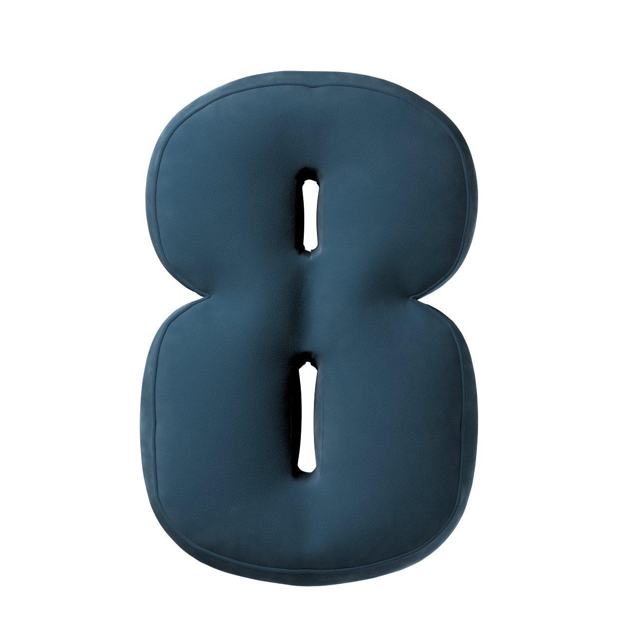 5902582148338 - Kissen Zahl 8 aus Samt Yellow Tipi