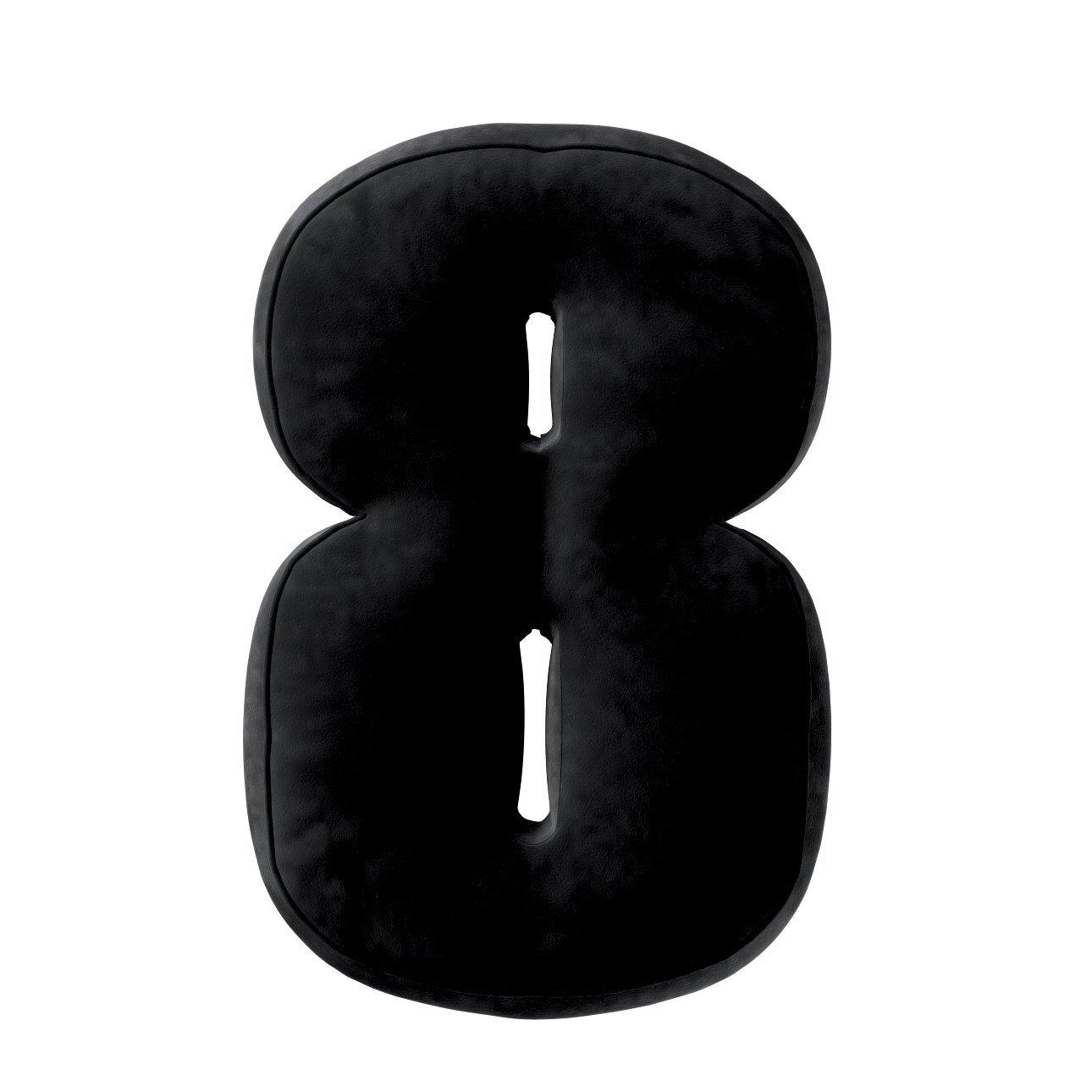 5902582148437 - Kissen Zahl 8 aus Samt Yellow Tipi