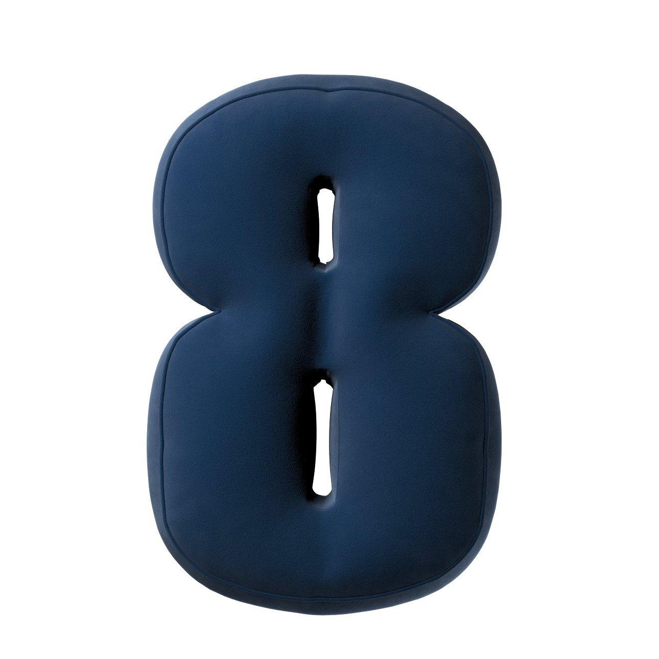 5902582149137 - Kissen Zahl 8 aus Samt Yellow Tipi