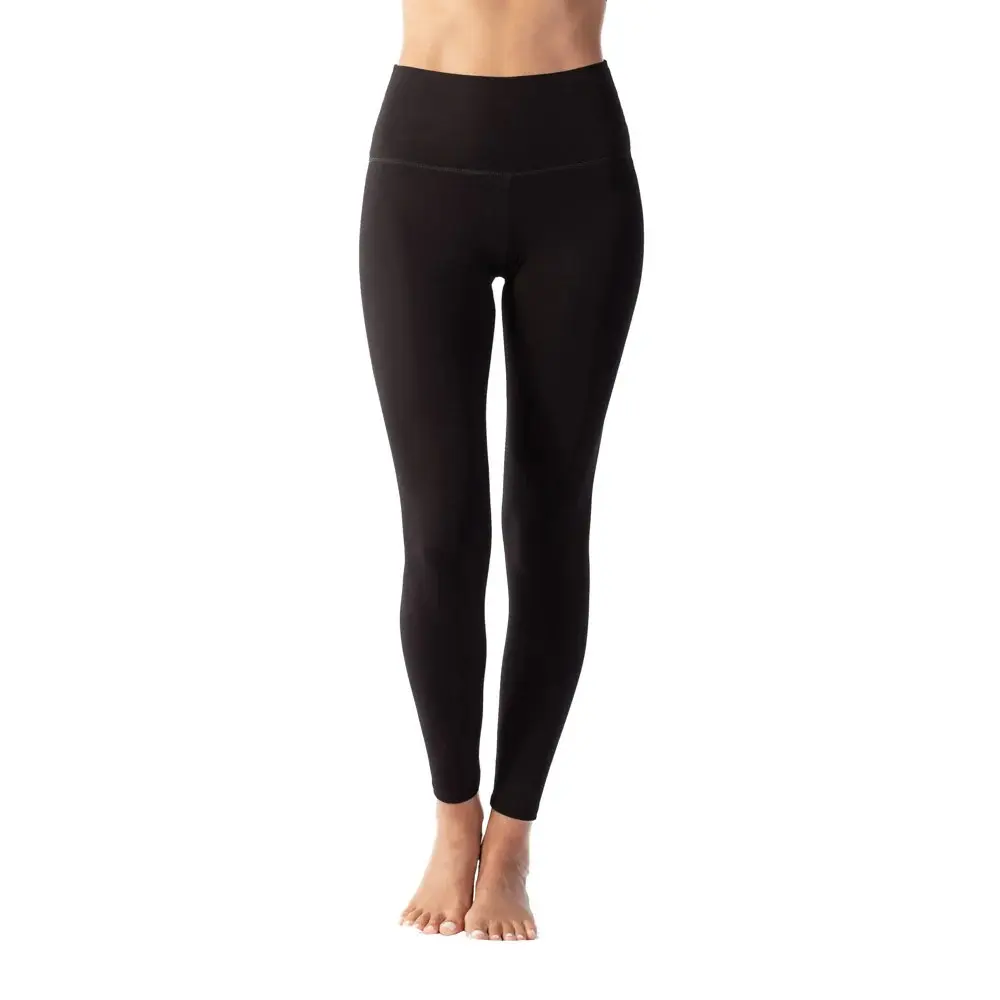 Yogaessential Femme Legging, Noir, Taille L
