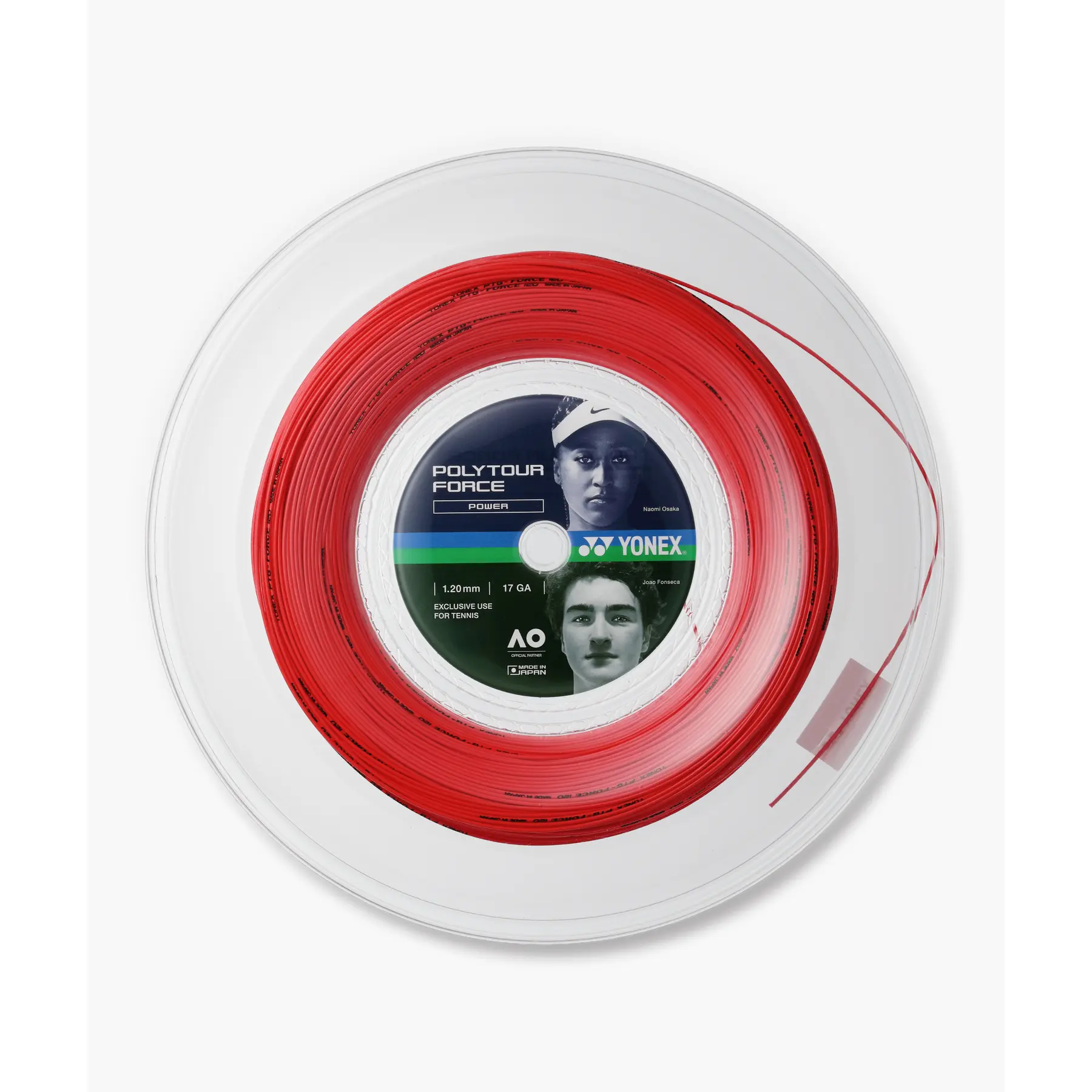 Besaitung Yonex PolyTour Force 125