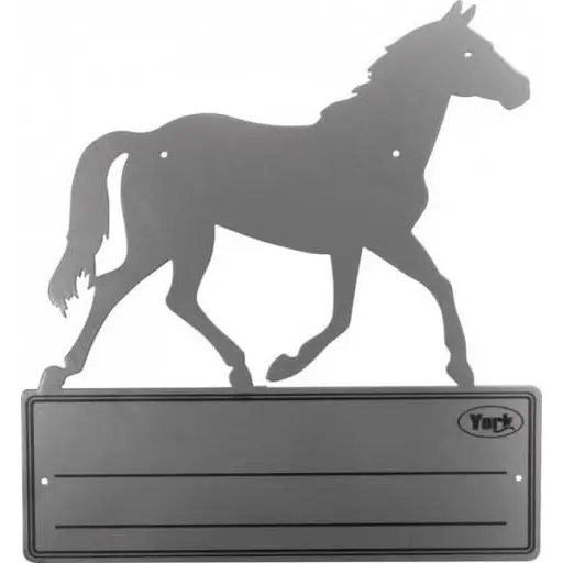 Plaque de box équitation York