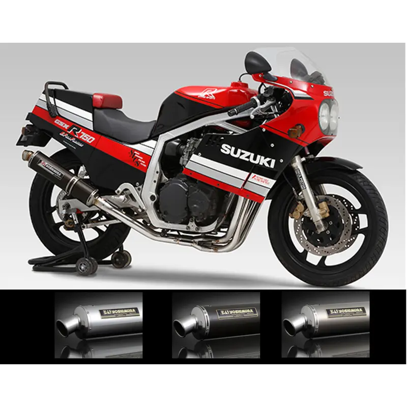 Yoshimura Japan Street Sports Gsxr 1100 86-88/gsxr 750 85-87 Niet Gehomologeerd Volledig Uitlaatsysteem Zilver Not Homologated